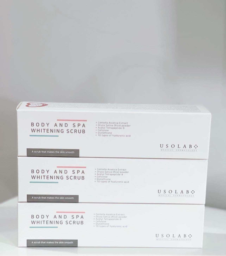 Tẩy tế bào chết body USOLAB BODY AND SPA WHITENING SCRUB 200ML