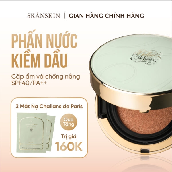 Phấn trang điểm kiềm dầu Cushion de lunar Thương hiệu: Skanskin 15g/hộp