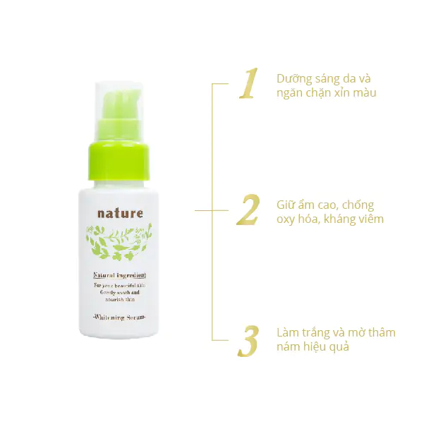 Tinh chất dưỡng trắng da - NATURE WHITENING SERUM