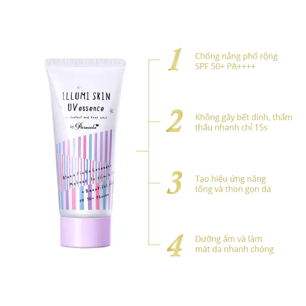 Gel chống nắng dưỡng sáng da - PARASOLA ILLUMI SKIN UV ESSENCE