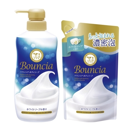 Sữa tắm siêu tạo bọt Bouncia hương hoa cỏ