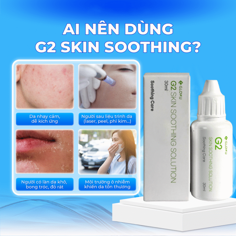 THẢI ĐỘC VÀ LÀM DỊU DA G2 SKIN SOOTHING SOLUTION 30ML (G.LOV.U G2 SKIN SOOTHING SOLUTION-8809626569142