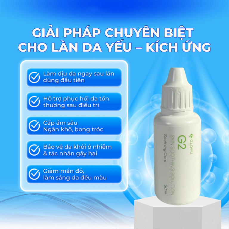 THẢI ĐỘC VÀ LÀM DỊU DA G2 SKIN SOOTHING SOLUTION 30ML (G.LOV.U G2 SKIN SOOTHING SOLUTION-8809626569142