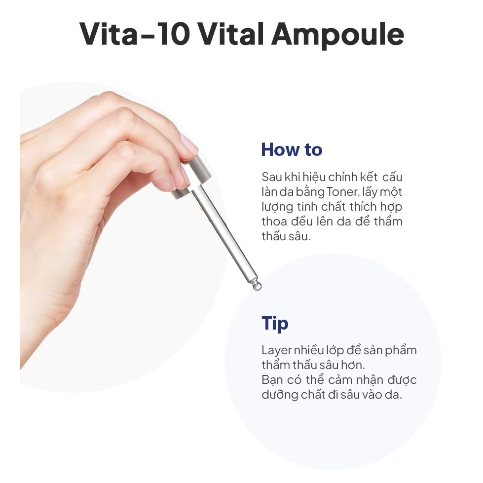 Tinh Chất Dưỡng Sáng Da Mờ Thâm Maxclinic Vita10 Vital Ampoule 100ml