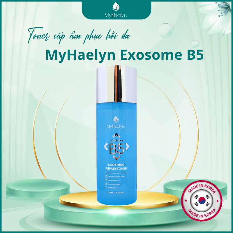 EXOSOME B5 SOOTHING REPAIR TONER 120ML (MYHAELYN EXOSOME B5 SOOTHING REPAIR TONER-8809976990641)