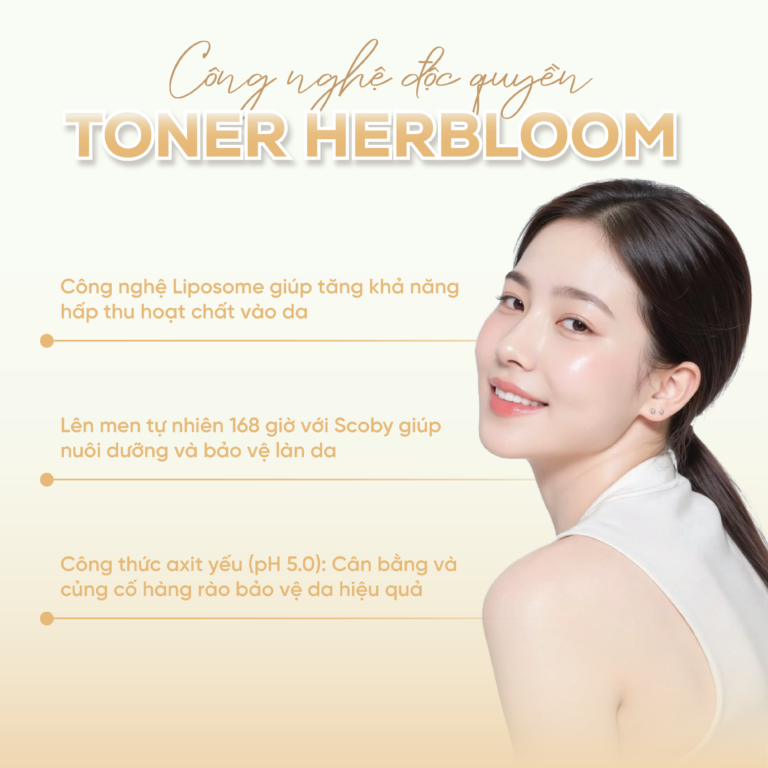 Toner dạng xịt Kombucha plant biome toner Thương hiệu: Herbloom 150ml/chai