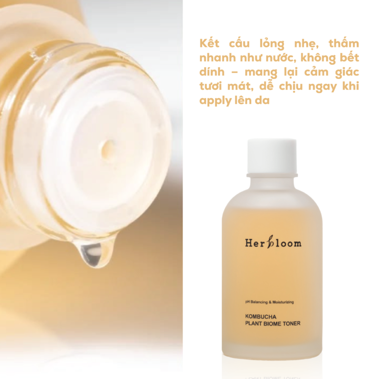 Toner dạng xịt Kombucha plant biome toner Thương hiệu: Herbloom 150ml/chai