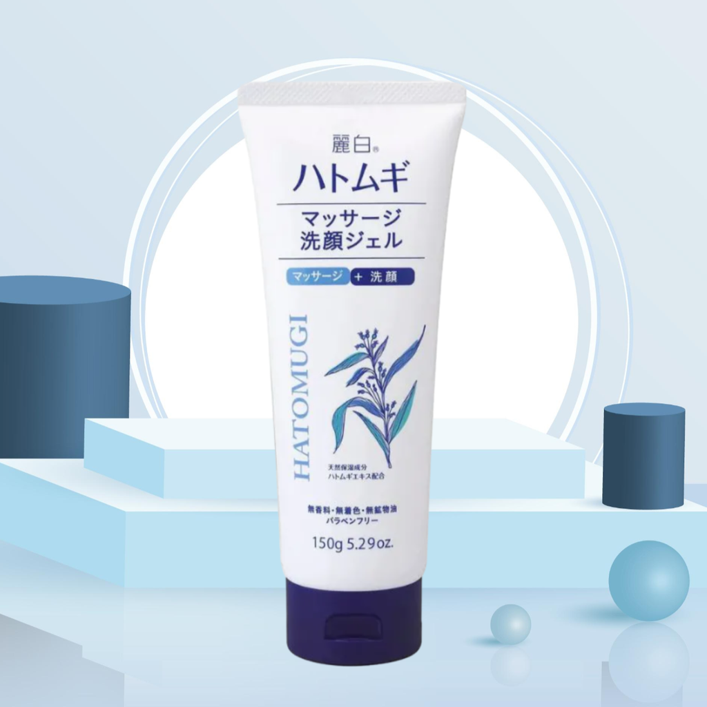 Gel rửa mặt Reihaku Hatomugi Massage Face Wash Gel 150g - 4513574037120