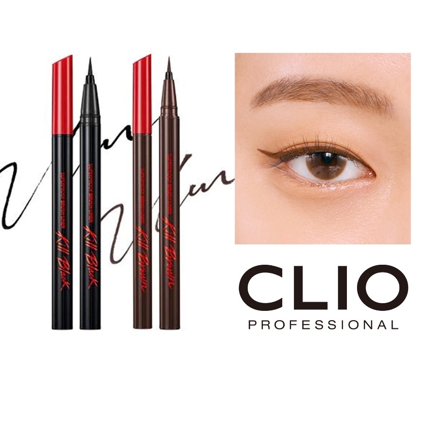 Bút kẻ mắt CLIO Superproof Brush Liner 02 Brown