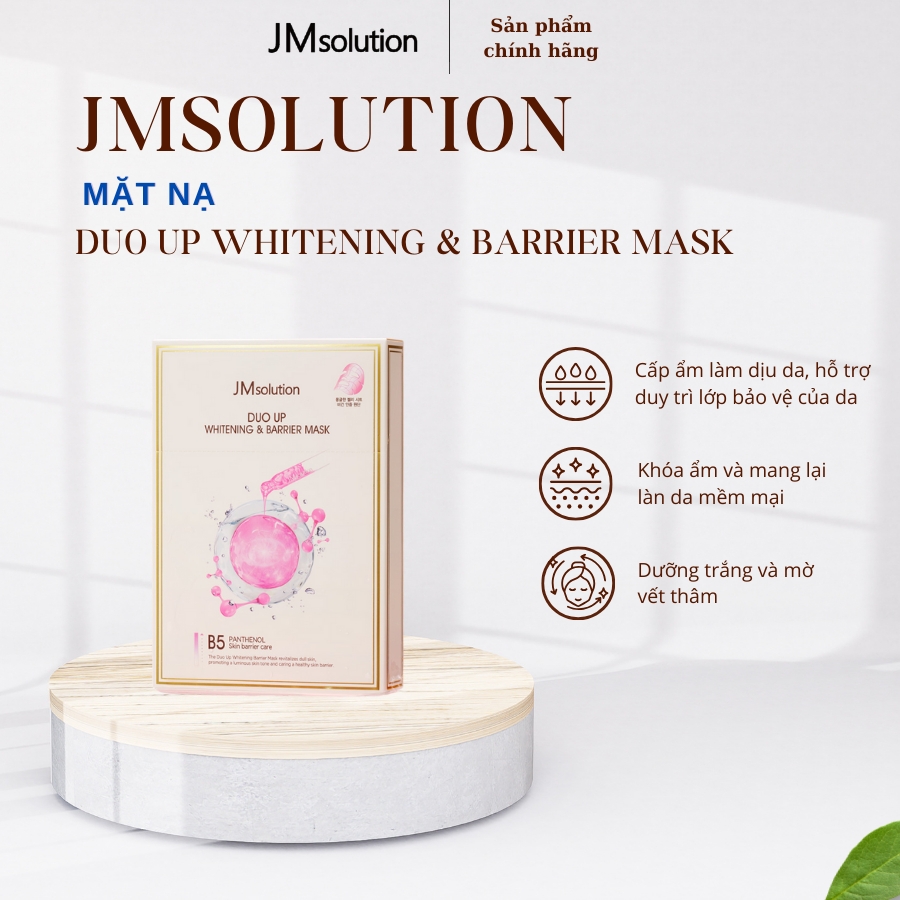 Mặt nạ dưỡng da JMSOLUTION DUO UP WHITENING & BARRIER MASK