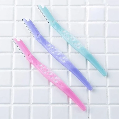 KAI Dao cạo lông mày và mặt thân nhựa CBL3P1