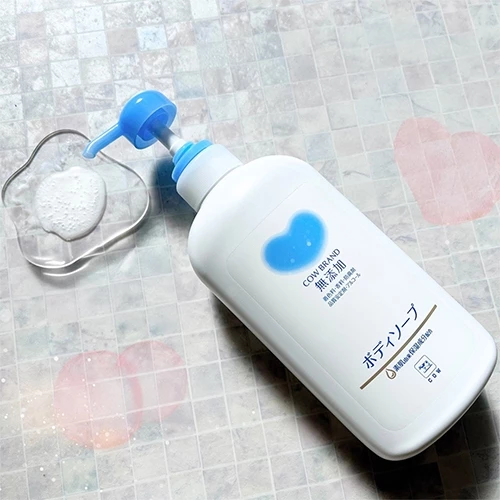 Sữa tắm mền mịn và dưỡng ẩm cho da nhạy cảm COW Additive Free Body Soap 500ml - 4901525011457