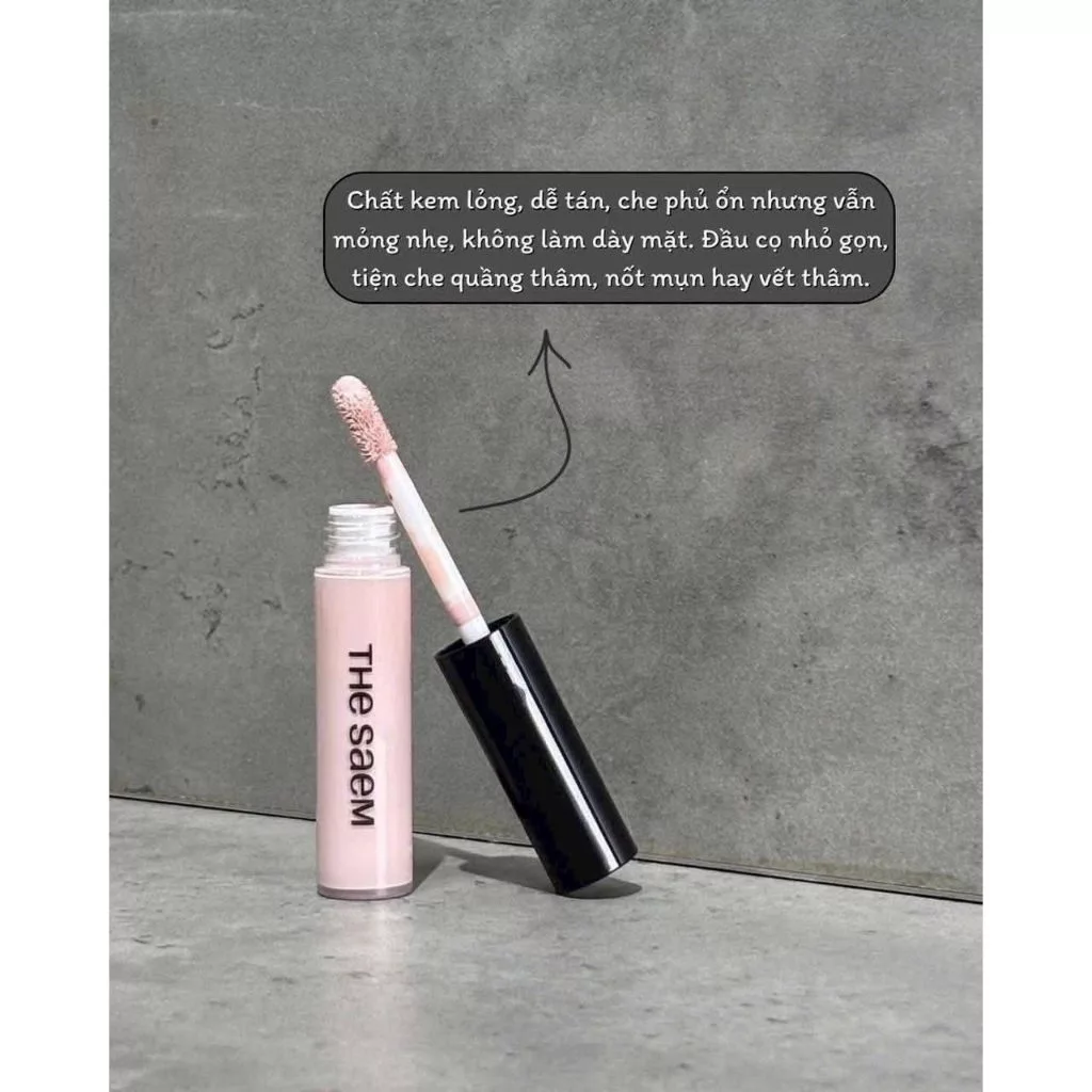 Kem che khuyết điểm The Saem Cover Perfection TipConcealer - Brightener