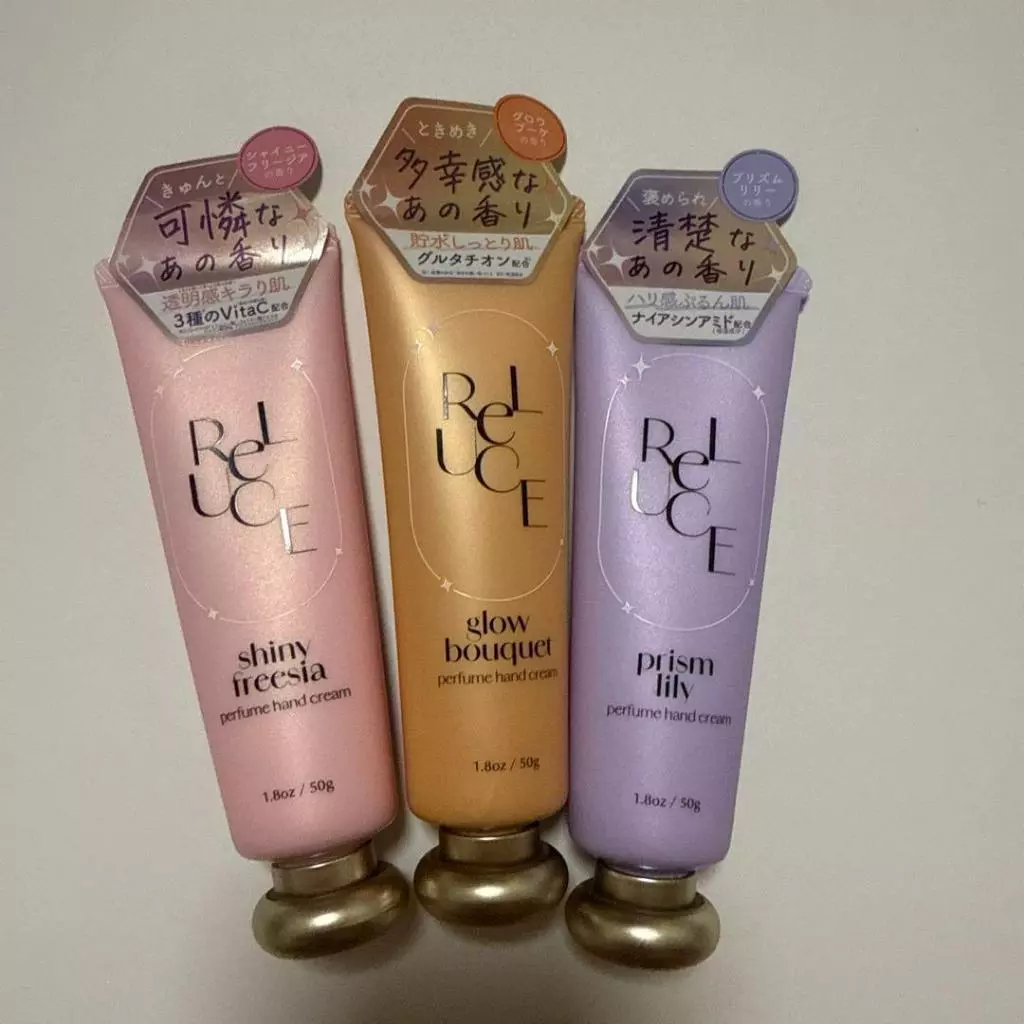 Kem dưỡng da tay ReLUCE làm sáng daHương nước hoa tinh tế Shiny Freesia 50g-4936201109692