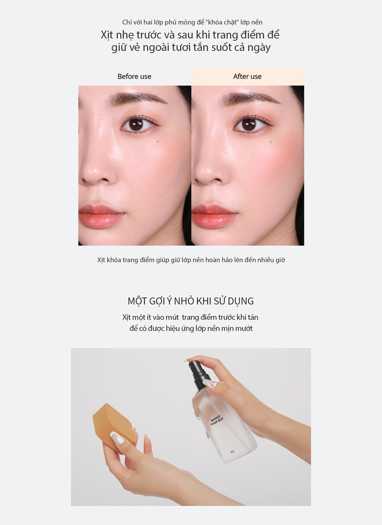 CHAI XỊT CỐ ĐỊNH TRANG ĐIỂM 3CE 95ML (G4037200)