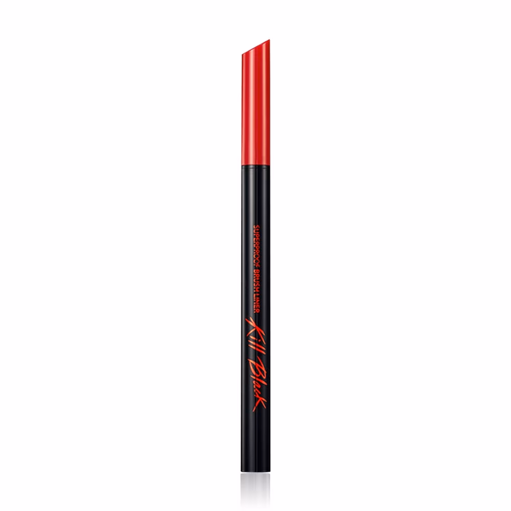 Bút kẻ mắt nước chống trôi CLIO SUPERPROOF BRUSH LINER KILL BLACK 01 BLACK