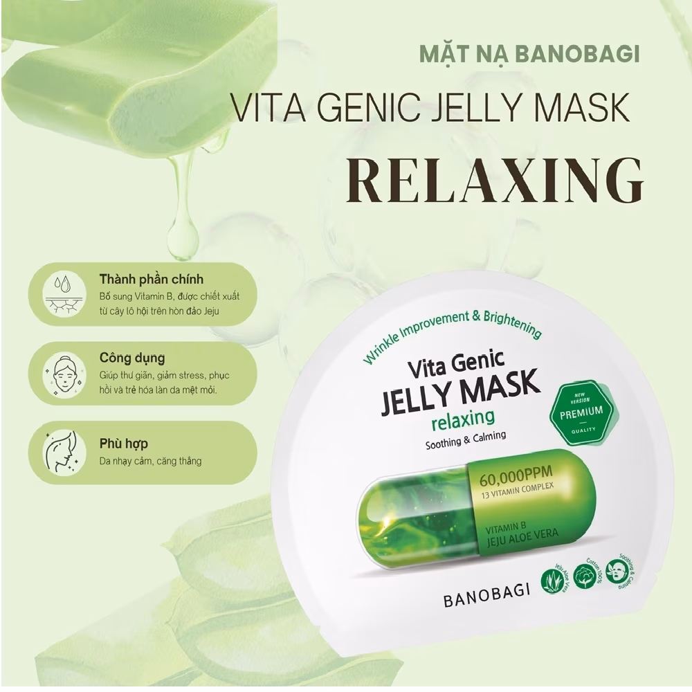 MN BANOBAGI VITA GENIC JELLY MASK RELAXING
