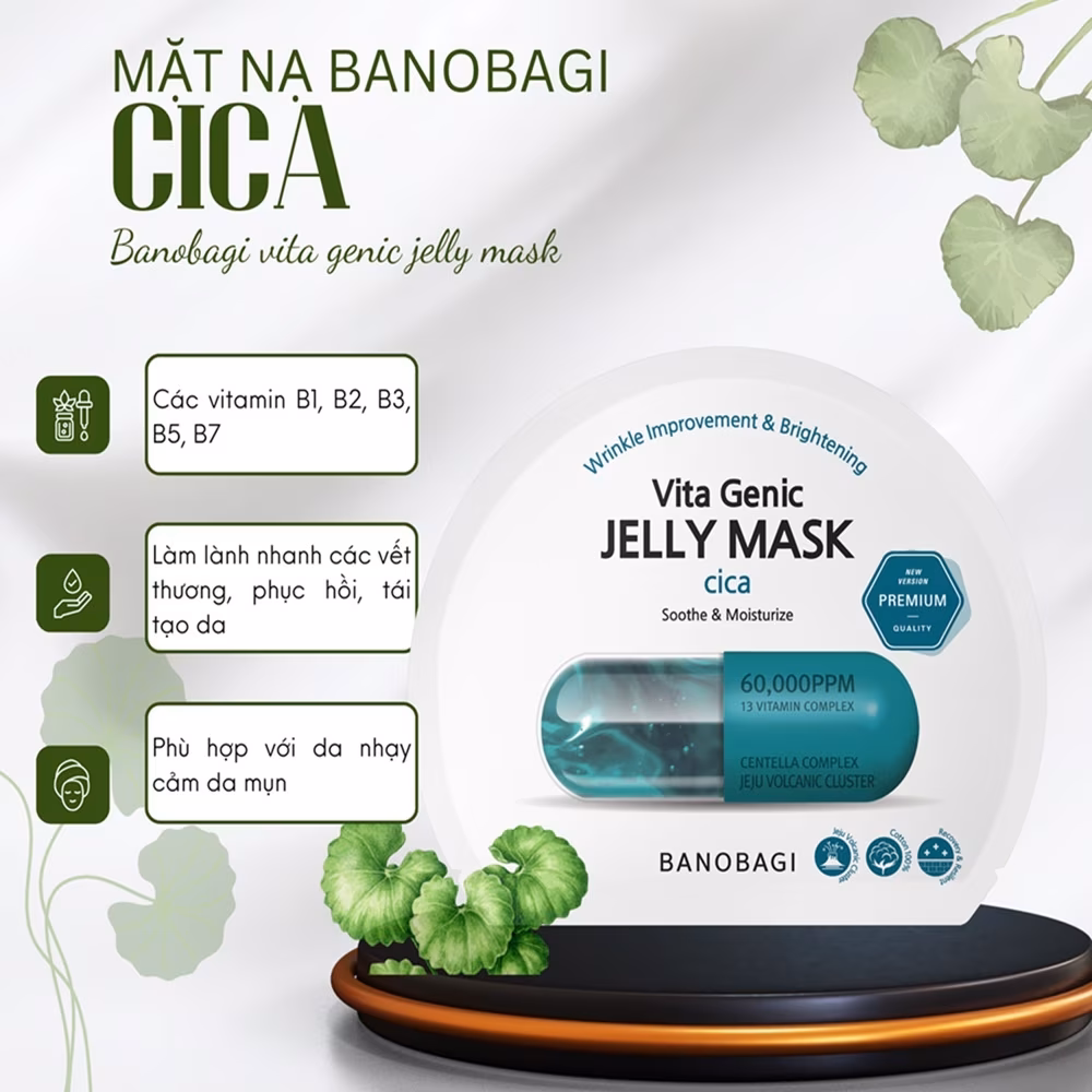 MN BANOBAGI VITA GENIC JELLY MASK CICA