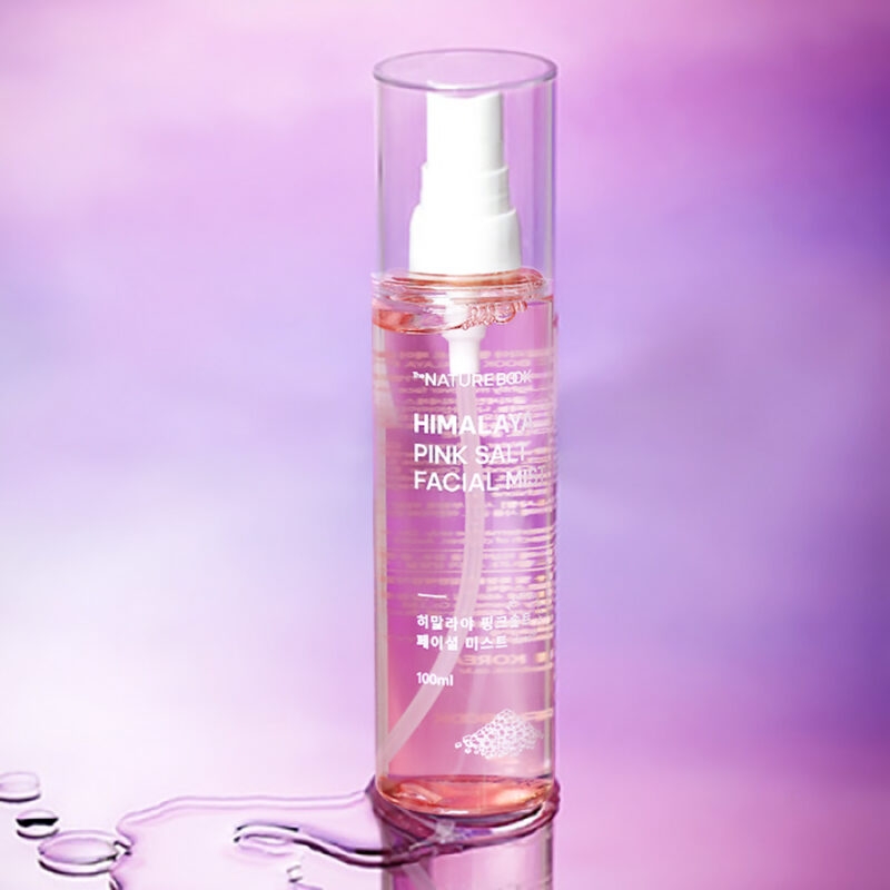 Xịt khoáng dưỡng ẩm,làm trắng,cung cấp dưỡng chất cho da tươi sáng hơn( THE NATURE BOOK HIMALAYA PINK SALT FACIAL MIST),Dung tích 100ml