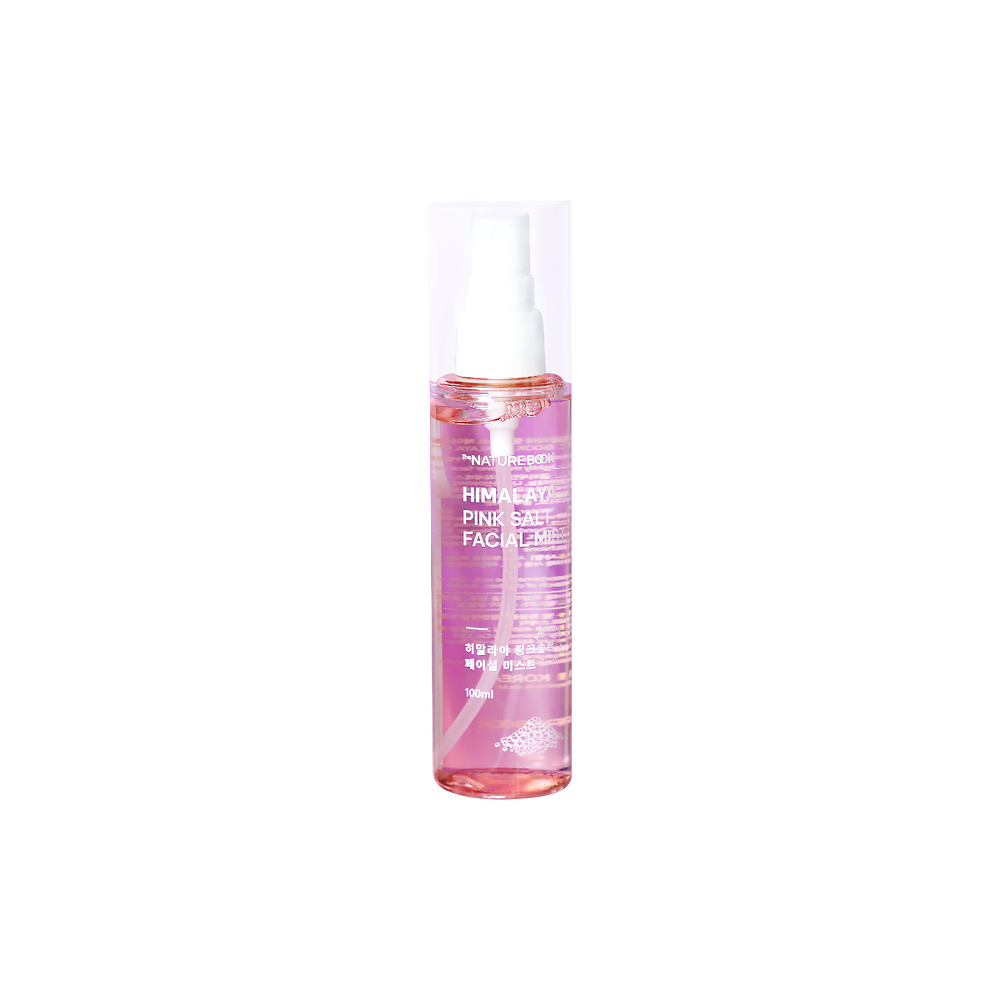 Xịt khoáng dưỡng ẩm,làm trắng,cung cấp dưỡng chất cho da tươi sáng hơn( THE NATURE BOOK HIMALAYA PINK SALT FACIAL MIST),Dung tích 100ml