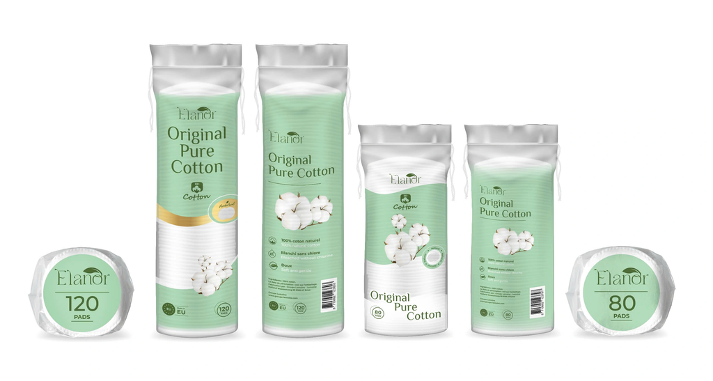 Bông tẩy trang Elanor Original Pure Cotton 120 miếng