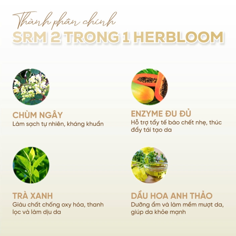 Kombucha clear vegan cleasing oil to foam sữa rửa mặt và dầu tẩy trang 2 trong 1 Thương hiệu: Herbloom 200ml/chai