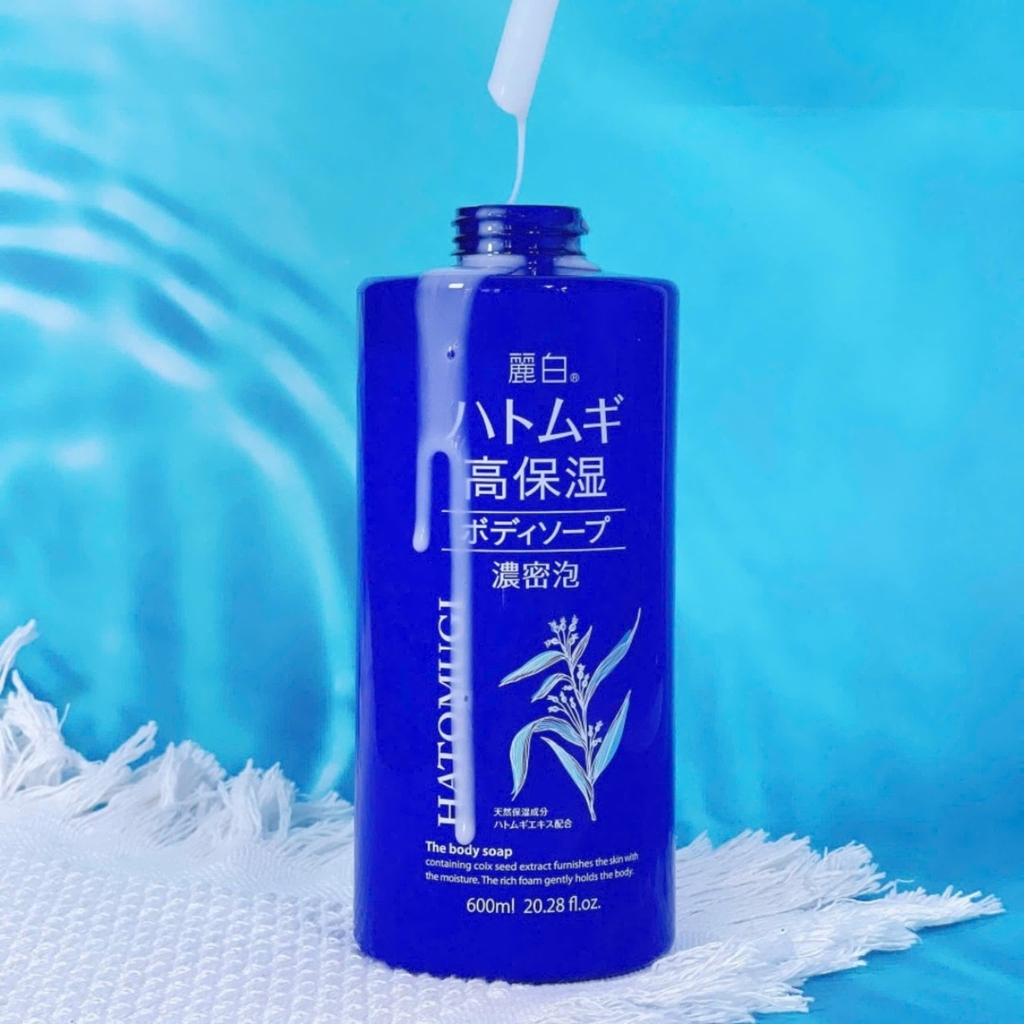 Sữa tắm dưỡng ẩm sâu REIHAKU HATOMUGI High Moisturizing Body Soap 600ml - 4513574030305