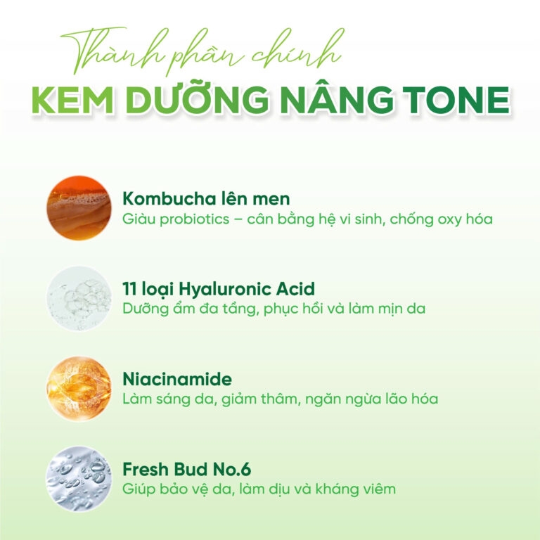 Kem dưỡng trắng bật tông Herbloom thuần chay cho mọi loại da gel Thương hiệu: Herbloom 50ml/tuýp