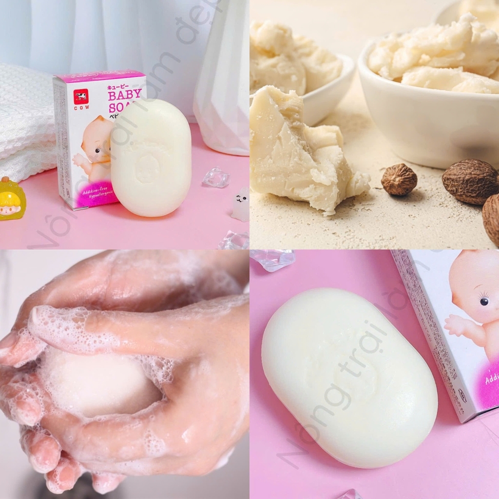 Xà phòng tắm cho bé COW Baby Soap 90g - 4901525369015 ( Hàng khuyến mại không thu tiền)