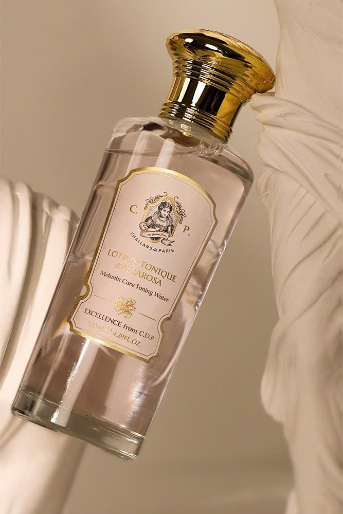 Nước thần, cân bằng dưỡng trắng, mờ sạm tàn nhang Lotion tonique D'Albarosa excellence Thương hiệu: Challans de Paris 125ml/chai