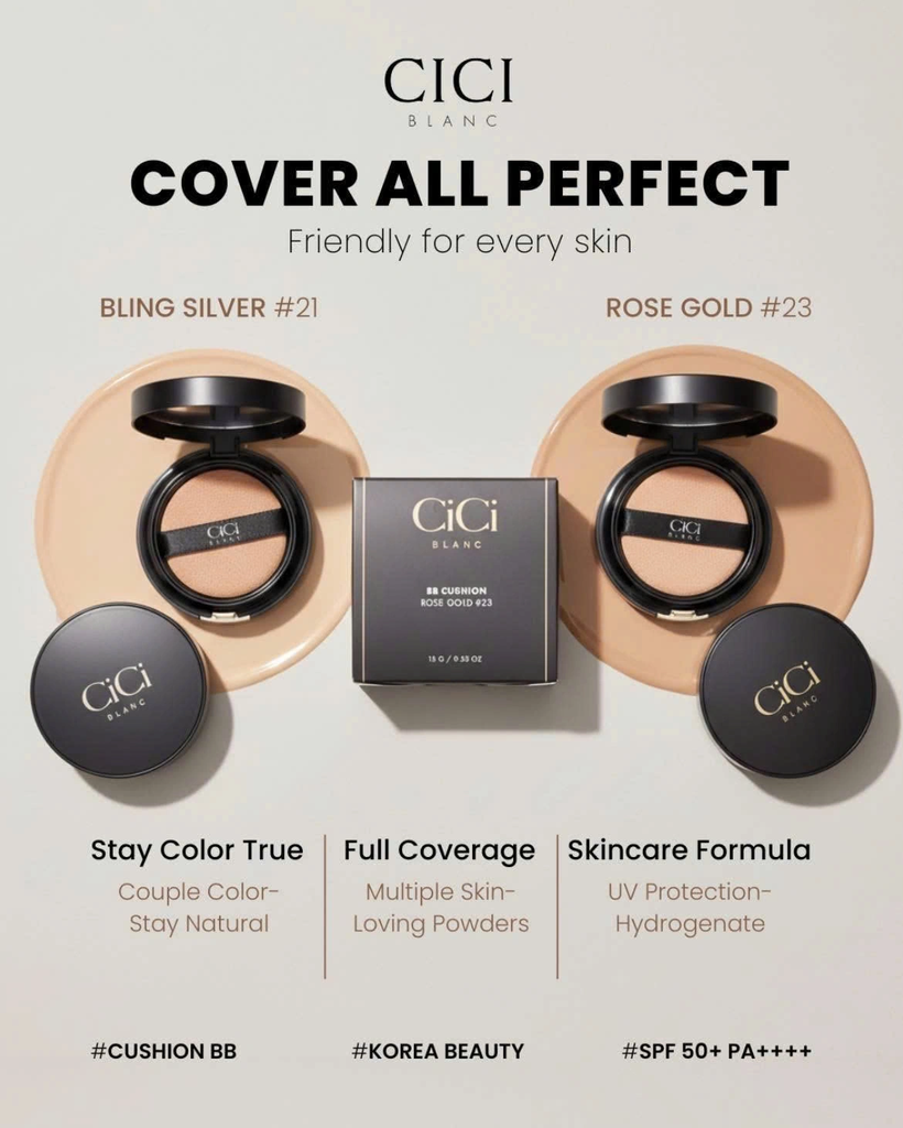 CiCi Blanc BB Cushion_Rose Gold #23