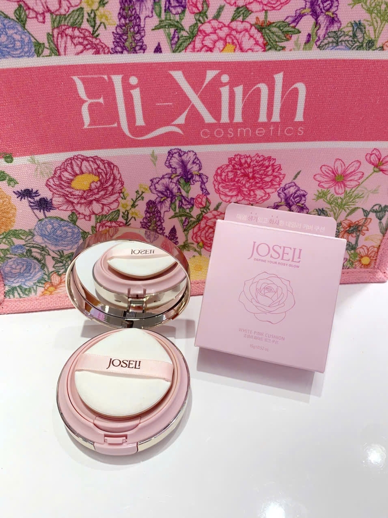 Phấn nước trang điểm JOSELI WHITE PINK CUSHION, 15G/hộp