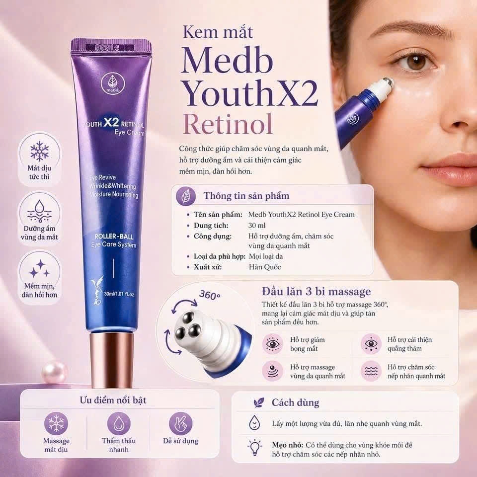 Kem dưỡng mắt medb 30ml