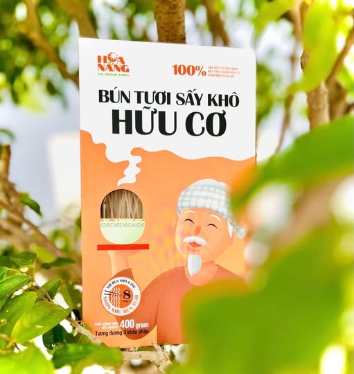 Bún tươi hữu cơ sấy khô Hoa Nắng 400g