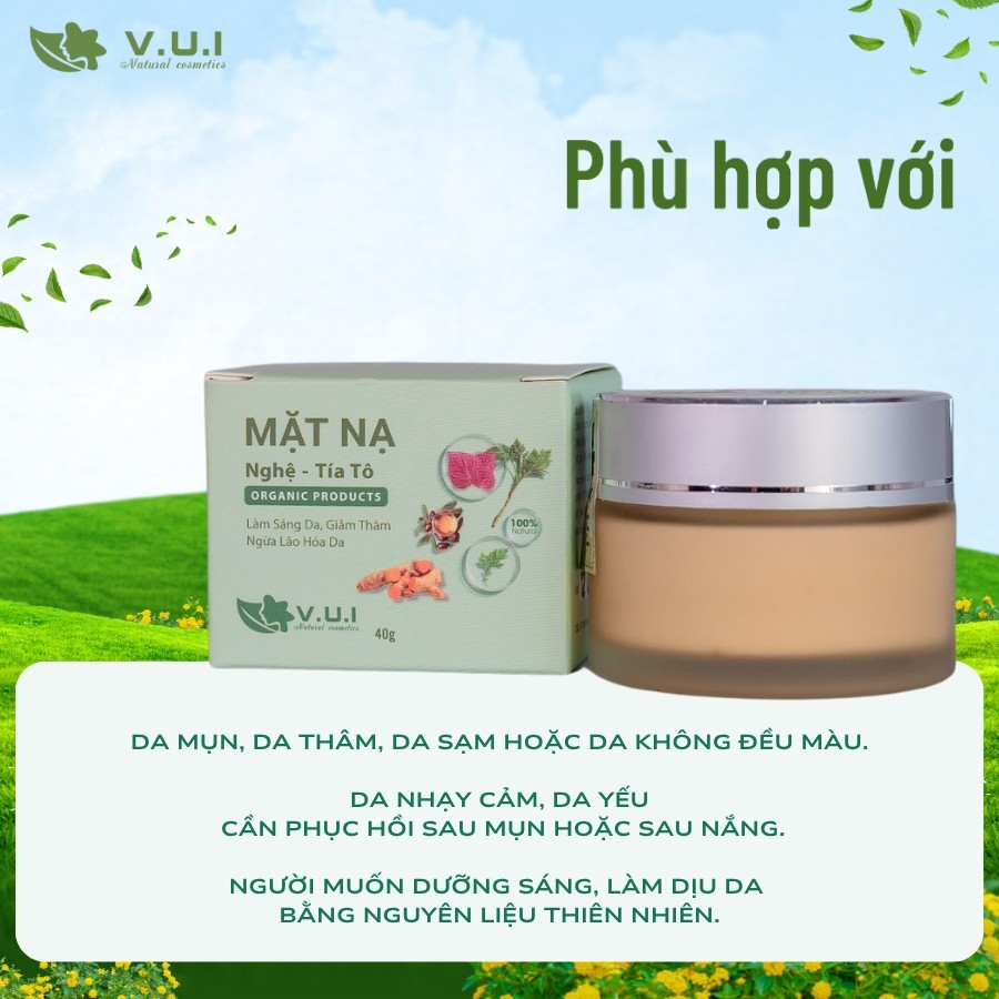 Mặt nạ nghệ tía tô V.U.I