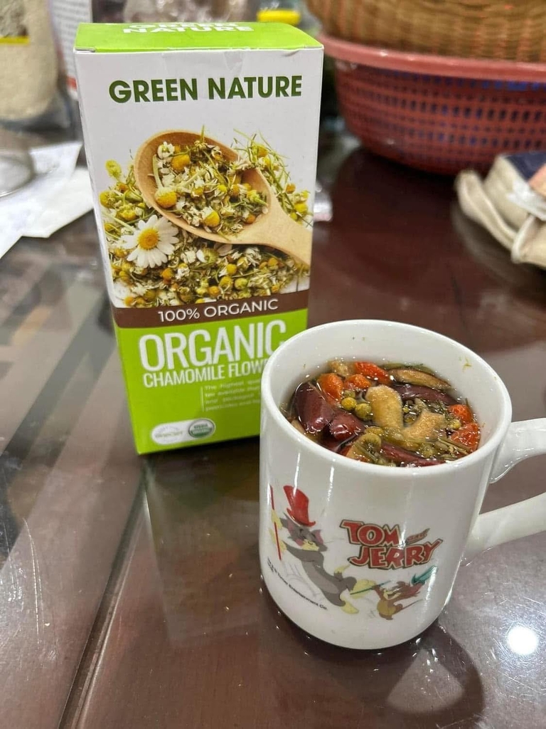 Trà hoa cúc La Mã hữu cơ 100g Green Nature