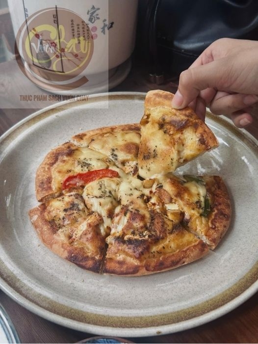 Pizza thuần chay đế 18cm