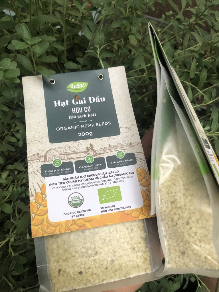 Hạt gai dầu hữu cơ AnBio 200g