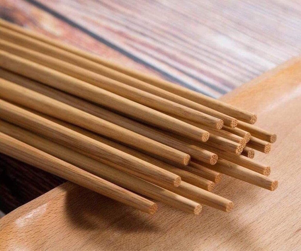Set 10 đôi đũa ăn bằng tre già (kiểu Nhật)
