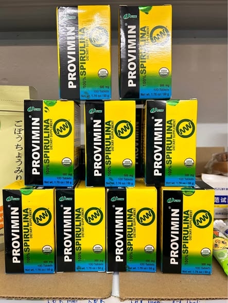 Tảo viên Spirulina organic (100 viên) Myanmar