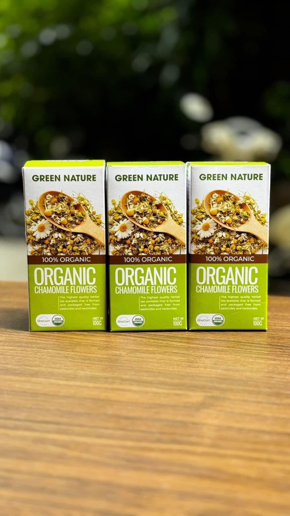 Trà hoa cúc La Mã hữu cơ 100g Green Nature