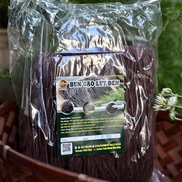 Bún trà gạo lứt đen 500g