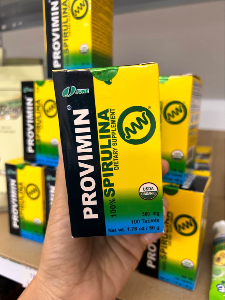 Tảo viên Spirulina organic (100 viên) Myanmar