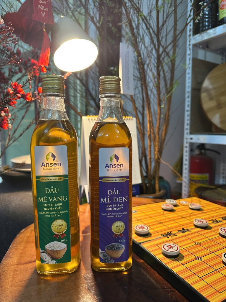 Dầu mè đen Ansen ép lạnh 500ml