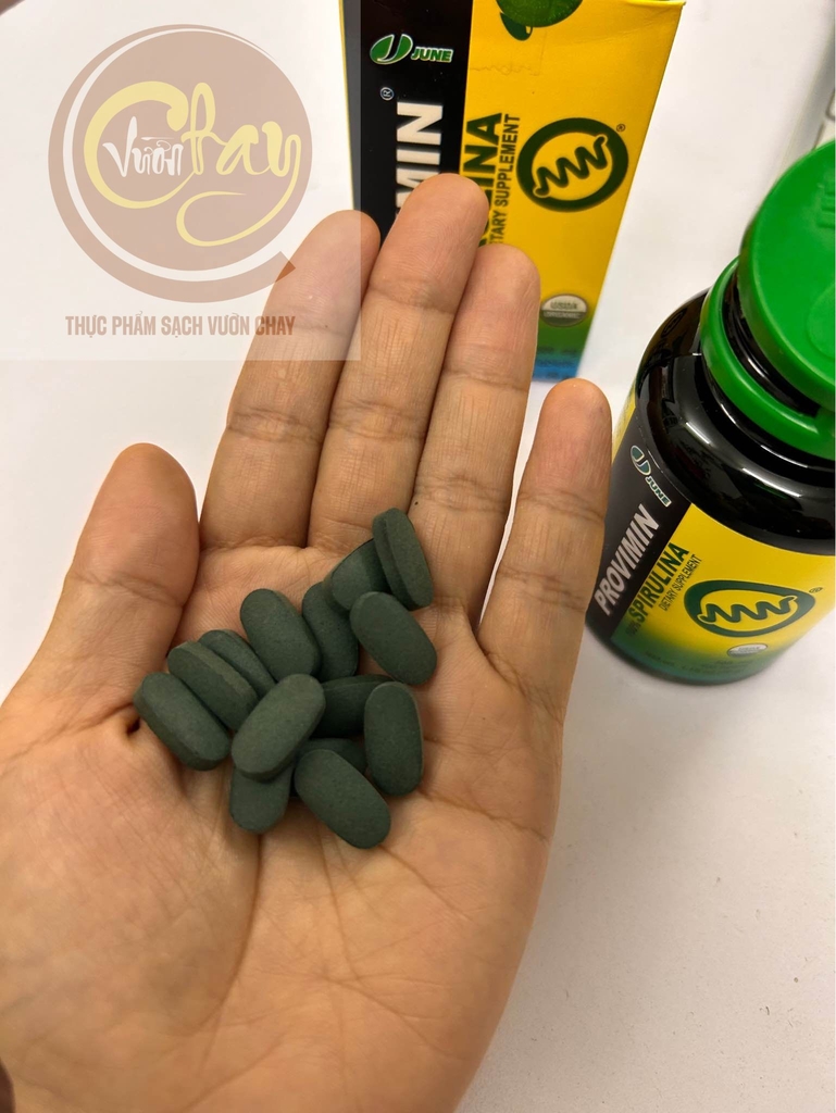 Tảo viên Spirulina organic (100 viên) Myanmar