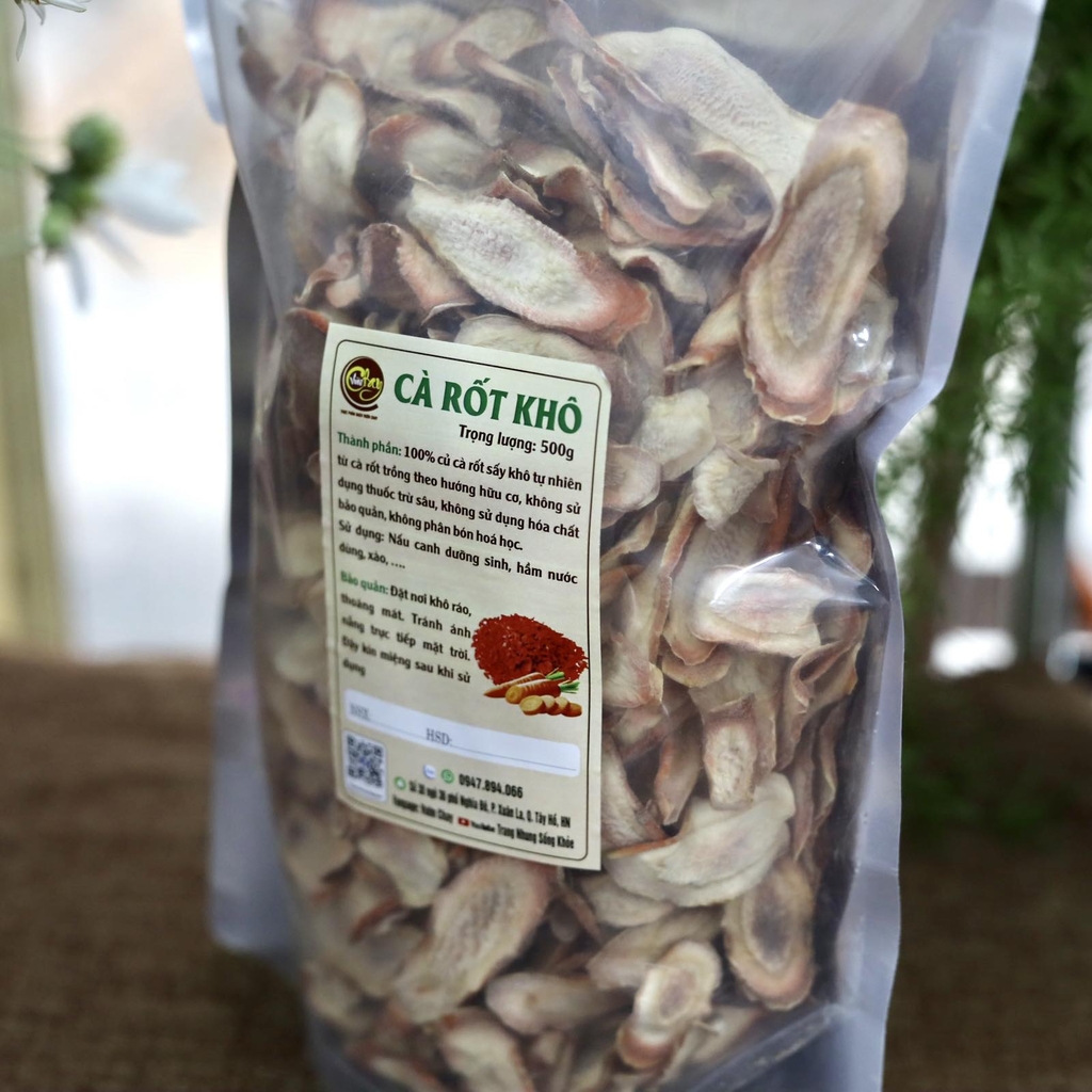 Cà rốt khô nhà phơi 500g