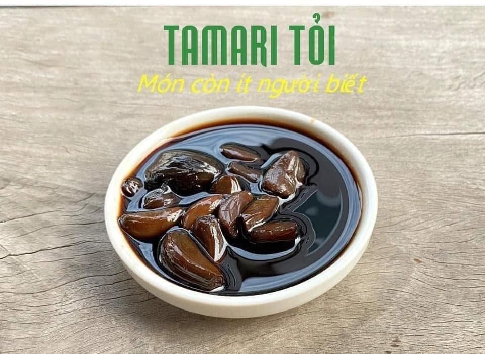 Tỏi ngâm Tamari Nhật lâu năm 250g