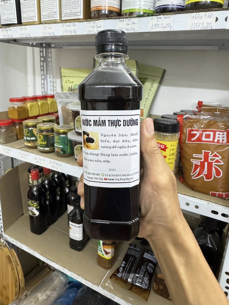 Cốt nước mắm chay thực dưỡng chai 500ml