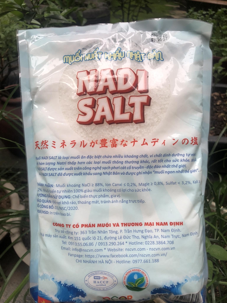 Muối khoáng thô xuất khẩu Nhật 1kg