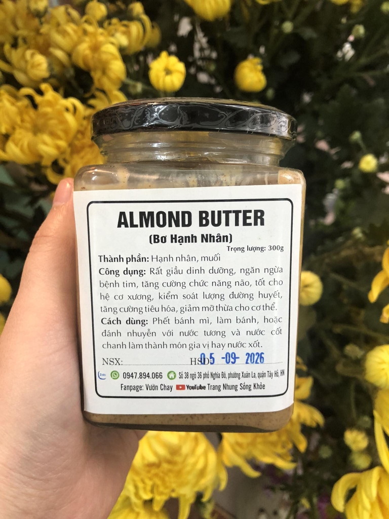 Bơ hạnh nhân 300g